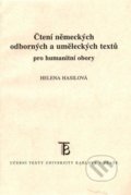 Klíč k učebnici Čtení německých odborných a uměleckých twxtů - Helena Hasilová, Karolinum, 2003