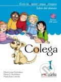Kniha: Colega 1: Učebnice + Pracovní sešit + CD (Elena González Hortelano). Fraus, 2009 Kniha: Colega 1: Učebnice + Pracovní sešit + CD (Elena González Hortelano). Fraus, 2009
