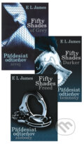 Kniha: Fifty Shades v slovenskom jazyku (komplet) (E L James) Kniha: Fifty Shades v slovenskom jazyku (komplet) (E L James)