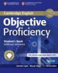 Kniha: Objective Proficiency (Annette Capel a Wendy Sharp). Cambridge University Press, 2012 Kniha: Objective Proficiency (Annette Capel a Wendy Sharp). Cambridge University Press, 2012