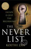 Kniha: The Never List (Koethi Zan). Harvill Secker, 2013 Kniha: The Never List (Koethi Zan). Harvill Secker, 2013