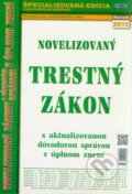 Kniha: Novelizovaný trestný zákon (Epos). Epos, 2013 Kniha: Novelizovaný trestný zákon (Epos). Epos, 2013