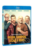Film: Prvok, Šampón, Tečka a Karel (Patrik Hartl) (Blu-ray). Magicbox, 2022 Film: Prvok, Šampón, Tečka a Karel (Patrik Hartl) (Blu-ray). Magicbox, 2022