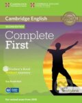 Kniha: Complete First B2: Student´s Book without Answers with CD-ROM with Testbank (Guy Brook-Hart). Cambridge University Press, 2015 Kniha: Complete First B2: Student´s Book without Answers with CD-ROM with Testbank (Guy Brook-Hart). Cambridge University Press, 2015