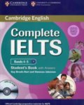 Kniha: Complete IELTS Bands 4-5 Students Pack (Students Book with Answers with CD-ROM and Class Audio CDs (Guy Brook-Hart). Cambridge University Press, 2012 Kniha: Complete IELTS Bands 4-5 Students Pack (Students Book with Answers with CD-ROM and Class Audio CDs (Guy Brook-Hart). Cambridge University Press, 2012