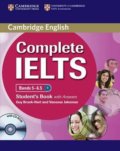 Kniha: Complete IELTS Bands 5-6.5 Students Pack (Students Book with Answers with CD-ROM and Class Audio (Guy Brook-Hart). Cambridge University Press, 2012 Kniha: Complete IELTS Bands 5-6.5 Students Pack (Students Book with Answers with CD-ROM and Class Audio (Guy Brook-Hart). Cambridge University Press, 2012