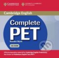 Kniha: Complete PET Students Book: Pack (Students Book with Answers with CD-ROM and Audio CDs (2)) (Emma Heyderman). Cambridge University Press, 2010 Kniha: Complete PET Students Book: Pack (Students Book with Answers with CD-ROM and Audio CDs (2)) (Emma Heyderman). Cambridge University Press, 2010