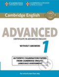 Kniha: Cambridge English Advanced 1 for Revised Exam from 2015 Student´s Book without Answers (Cambridge University Press). Cambridge University Press, 2014 Kniha: Cambridge English Advanced 1 for Revised Exam from 2015 Student´s Book without Answers (Cambridge University Press). Cambridge University Press, 2014