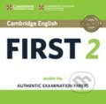 Audiokniha: Cambridge English First 2: Audio CDs (2) (Cambridge University Press). Cambridge University Press, 2016 Audiokniha: Cambridge English First 2: Audio CDs (2) (Cambridge University Press). Cambridge University Press, 2016
