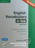 Kniha: English Vocabulary in Use - Advanced (Michael McCarthy a Felicity O'Dell). Cambridge University Press, 2013 Kniha: English Vocabulary in Use - Advanced (Michael McCarthy a Felicity O'Dell). Cambridge University Press, 2013