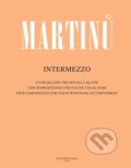 Kniha: Intermezzo (Bohuslav Martinů). Bärenreiter Praha, 2022 Kniha: Intermezzo (Bohuslav Martinů). Bärenreiter Praha, 2022