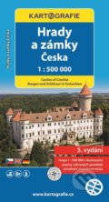 Hrady a zámky Česka/1 : 500 000, Kartografie Praha, 2022