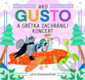 Kniha: Ako Gusto a Grétka zachránili koncert (Lucia Zednikovičová). Slovart, 2022 Kniha: Ako Gusto a Grétka zachránili koncert (Lucia Zednikovičová). Slovart, 2022