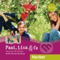 Audiokniha: Paul, Lisa & Co A1.2 - Audio-CD (Manuela Georgiakaki, Monika Bovermann a Renate Zschärlich). Max Hueber Verlag, 2019 Audiokniha: Paul, Lisa & Co A1.2 - Audio-CD (Manuela Georgiakaki, Monika Bovermann a Renate Zschärlich). Max Hueber Verlag, 2019