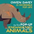 Kniha: My First Pop-Up Endangered Animals (Owen Davey). Walker books, 2022 Kniha: My First Pop-Up Endangered Animals (Owen Davey). Walker books, 2022