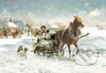 Puzzle: Kópia: Mrazivé popoludnie (A. Wierusz-Kowalski). Castorland Puzzle: Kópia: Mrazivé popoludnie (A. Wierusz-Kowalski). Castorland