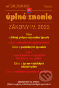 Aktualizácia IV/2 / 2022 - bývanie, stavebný zákon, Poradca s.r.o., 2022