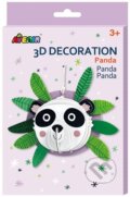 3D dekorace na zeď - Panda, 2022