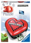Puzzle: 3D Srdce Minecraft (Ravensburger). Ravensburger, 2022 Puzzle: 3D Srdce Minecraft (Ravensburger). Ravensburger, 2022