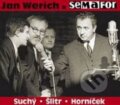 Audiokniha: Jan Werich a Semafor (Jiří Suchý, Jiří Šlitr a Miroslav Horníček). Radioservis, 2011 Audiokniha: Jan Werich a Semafor (Jiří Suchý, Jiří Šlitr a Miroslav Horníček). Radioservis, 2011