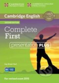 Complete First Presentation Plus DVD-ROM (2015 Exam Specification),2nd (Guy Brook-Hart). Cambridge University Press, 2014 Complete First Presentation Plus DVD-ROM (2015 Exam Specification),2nd (Guy Brook-Hart). Cambridge University Press, 2014