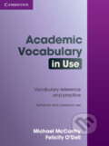 Kniha: Academic Vocabulary in Use (Felicity O'Dell a Michael McCarthy). Cambridge University Press, 2008 Kniha: Academic Vocabulary in Use (Felicity O'Dell a Michael McCarthy). Cambridge University Press, 2008