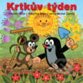 Kniha: Krtkův týden (Kateřina Miler, Michal Černík a Zdeněk Miler). Albatros CZ, 2014 Kniha: Krtkův týden (Kateřina Miler, Michal Černík a Zdeněk Miler). Albatros CZ, 2014