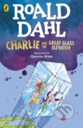 Kniha: Charlie and the Great Glass Elevator (Roald Dahl). Puffin Books, 2022 Kniha: Charlie and the Great Glass Elevator (Roald Dahl). Puffin Books, 2022