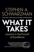 Kniha: What It Takes (Stephen A. Schwarzman). Simon & Schuster, 2028 Kniha: What It Takes (Stephen A. Schwarzman). Simon & Schuster, 2028