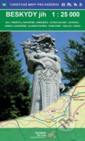 Beskydy -  jih 1:25 000 / 98 Turistické mapy pro každého, Geodezie On Line, 2017
