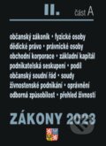 Kniha: Zákony 2023 II/A - Občanský zákoník (Poradce s.r.o.). Poradce s.r.o., 2023 Kniha: Zákony 2023 II/A - Občanský zákoník (Poradce s.r.o.). Poradce s.r.o., 2023