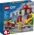 LEGO® City 60375 Hasičská stanica a auto hasičov, LEGO, 2023