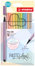 Prémiový vláknový fix - STABILO Pen 68 - Pastellove - 12 ks (STABILO). STABILO, 2023 Prémiový vláknový fix - STABILO Pen 68 - Pastellove - 12 ks (STABILO). STABILO, 2023