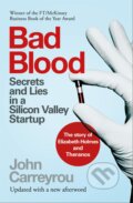 Kniha: Bad Blood (John Carreyrou). Picador, 2023 Kniha: Bad Blood (John Carreyrou). Picador, 2023