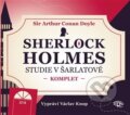 Audiokniha: Studie v šarlatové (Arthur Conan Doyle). Kanopa, 2023 Audiokniha: Studie v šarlatové (Arthur Conan Doyle). Kanopa, 2023