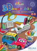 Kniha: 3D omalovánky Auto (HELMA MODELS). HELMA MODELS Kniha: 3D omalovánky Auto (HELMA MODELS). HELMA MODELS