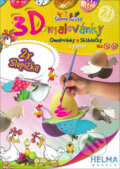 Kniha: 3D omalovánky Slepička (HELMA MODELS). HELMA MODELS Kniha: 3D omalovánky Slepička (HELMA MODELS). HELMA MODELS