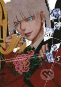 Kniha: Kakegurui: Compulsive Gambler 5 (Homura Kawamoto a Toru Naomura). Yen Press, 2018 Kniha: Kakegurui: Compulsive Gambler 5 (Homura Kawamoto a Toru Naomura). Yen Press, 2018