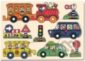 Puzzle: Puzzle na desce - doprava (Bino). Bino, 2013 Puzzle: Puzzle na desce - doprava (Bino). Bino, 2013