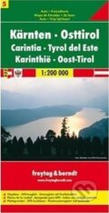 OE 5 Korutany Jižní Tyrolsko 1:200 000 / automapa, freytag&berndt