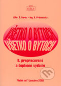 Kniha: Všetko o bytoch, 2. prepracované a doplnené vydanie (Alexander Práznovský a Štefan Korec). Nová Práca, 2005 Kniha: Všetko o bytoch, 2. prepracované a doplnené vydanie (Alexander Práznovský a Štefan Korec). Nová Práca, 2005