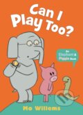 Kniha: Can I Play Too? (Mo Willems). Walker books, 2023 Kniha: Can I Play Too? (Mo Willems). Walker books, 2023