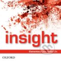 Audiokniha: Insight - Elementary - Class Audio CD (Jayne Wildman). Oxford University Press, 2013 Audiokniha: Insight - Elementary - Class Audio CD (Jayne Wildman). Oxford University Press, 2013