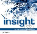 Insight - Pre-Intermediate - Class Audio CD - Jayne Wildman, Oxford University Press, 2013