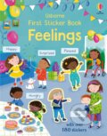 Kniha: First Sticker Book Feelings (Holly Bathie). Usborne, 2023 Kniha: First Sticker Book Feelings (Holly Bathie). Usborne, 2023