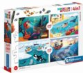 Puzzle: Mořský svět 4v1 (Clementoni). Clementoni, 2023 Puzzle: Mořský svět 4v1 (Clementoni). Clementoni, 2023