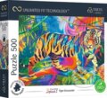 Puzzle: UFT Color Splash Setkání s tygrem (Trefl). Trefl, 2023 Puzzle: UFT Color Splash Setkání s tygrem (Trefl). Trefl, 2023