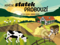 Kniha: Když se statek probouzí (Sandra Grimm a Kathrin Wessel). Drobek, 2023 Kniha: Když se statek probouzí (Sandra Grimm a Kathrin Wessel). Drobek, 2023