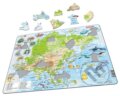 Puzzle: Ázia (so zvieratami) (A30) (Larsen). Larsen Puzzle: Ázia (so zvieratami) (A30) (Larsen). Larsen