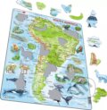 Puzzle: Puzzle Južná Amerika (Larsen). Larsen Puzzle: Puzzle Južná Amerika (Larsen). Larsen